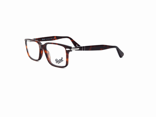 Persol PO2494S 114857 – Occhiali Da Sole Uomo – Montatura Quadrata Marrone Con Lenti Polarizzate 55 Mm