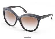 occhiale da sole in velluto Italia Independent 0092V col. 010 sunglasses lapo elkann 