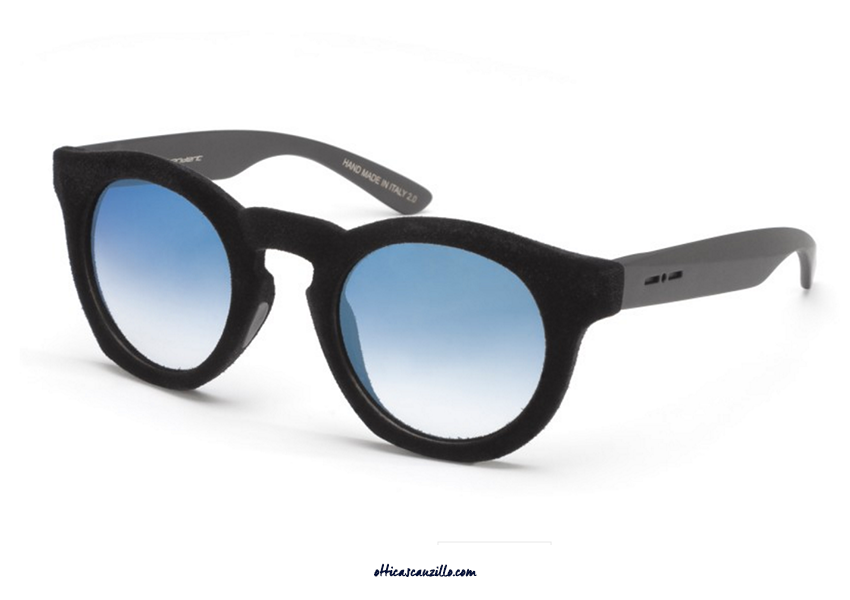 Italia Independent 0092-Hav-071 Occhiali da Sole, Nero (Nero), 58 Donna