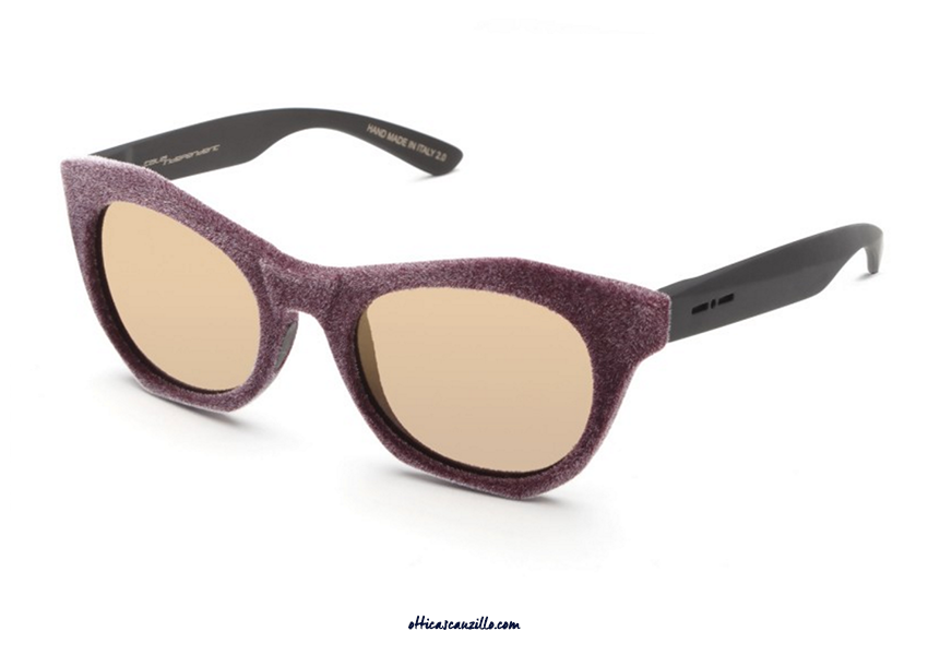 Italia Independent Purple Acetate Sunglasses
