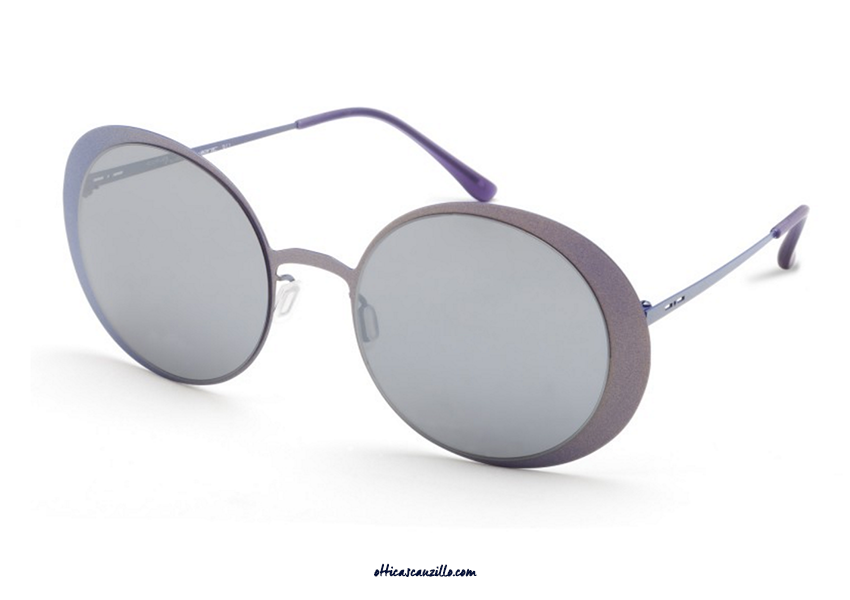 Italia Independent Silver Metal Sunglasses main image 1