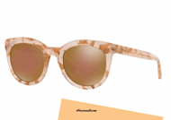 Sunglasses Dolce & Gabbana DG 4249 col.2928F8 celluloid with pink marble effect. Glasses from the soul creative and mature in the traditions. Accessory full of style thanks to brown lenses with a light bronze mirror. Buy online this sunglass Dolce & Gabbana, begins to make a difference.