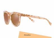 Sunglasses Dolce & Gabbana DG 4249 col.2928F8 celluloid with pink marble effect. Glasses from the soul creative and mature in the traditions. Accessory full of style thanks to brown lenses with a light bronze mirror. Buy online this sunglass Dolce & Gabbana, begins to make a difference.