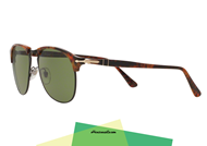 By popular demand we present the new Icons sunglasses collection Persol PO8649S col. 104/8E. Buy your favorite model, like this: sunglasses with frame in havana colored celluloid coffee and green lenses in full. To make one this Persol eyewear, the new silver metal bridge.