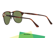 By popular demand we present the new Icons sunglasses collection Persol PO8649S col. 104/8E. Buy your favorite model, like this: sunglasses with frame in havana colored celluloid coffee and green lenses in full. To make one this Persol eyewear, the new silver metal bridge.