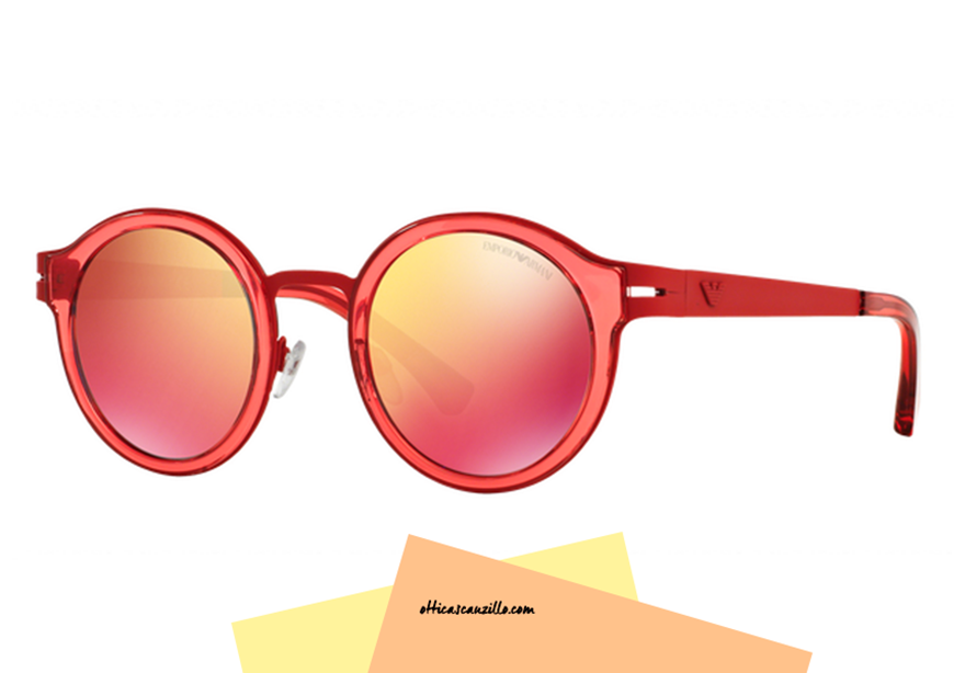 emporio armani sunglasses red