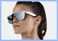 Sunglasses SUPER Tuttolente Flap Top Silver otticascauzillo.com
