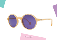 vintage ivory purple Sunglasses Hally and Son HS540 col. S05 shoponline on otticascauzillo.com