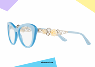 acquisto online Occhiale da vista Dolce e Gabbana DG3265B col.3100 azzurro a prezzo scontato nuova collezione occhiali dolce e gabbana otticascauzillo.com