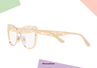 shop online latest eyewear collection Eyeglasses Dolce and Gabbana DG1287 col.02 gold discounted price on otticascauzillo.com