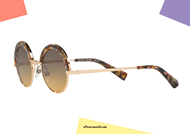 shop online Sunglasses Alain Mikli 0A04003 col. 410811 gold at discounted price on otticascauzillo.com