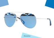 shop online Sunglasses Alain Mikli 0A04004 col. 003/72 blue at discounted price on otticascauzillo.com