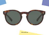 Shop online Round Sunglasses Valentino VA4009 col.500271 havana at discounted price on otticascauzillo.com