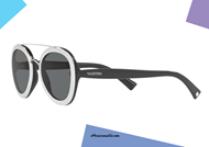 nuova collezione Occhiale da sole Valentino VA4014 col. 500187 nero a goccia su otticascauzillo.com