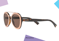 Sunglasses aviator Valentino VA4014 col. 500273 rose gold on otticascauzillo.com