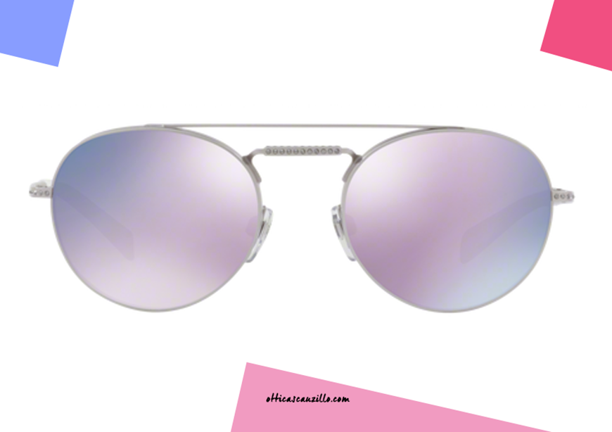 Occhiale da sole tondo Valentino VA2004 col. 30195R specchio rosa su otticascauzillo.com