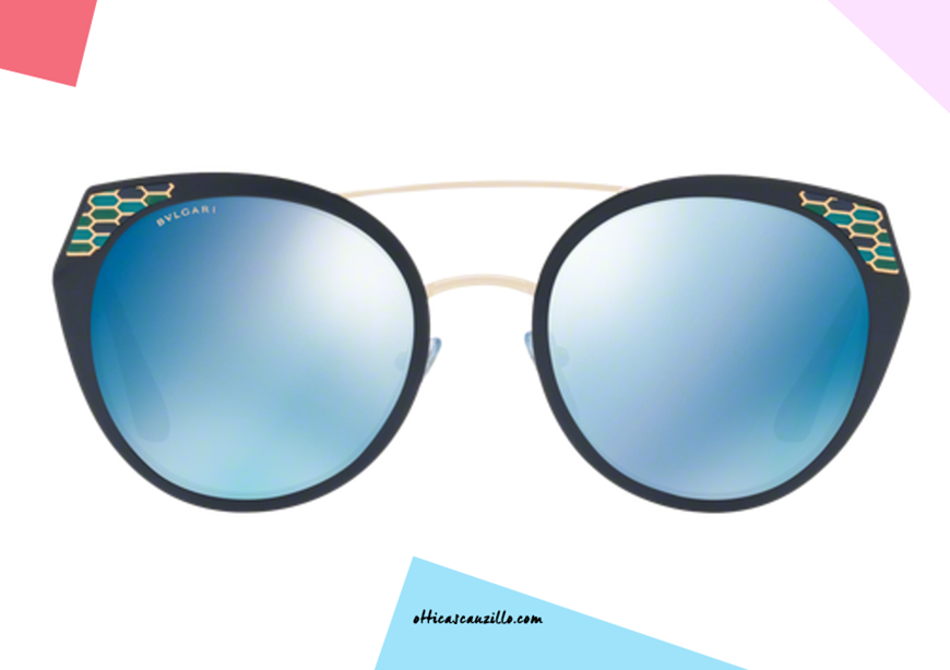 Sunglasses Bulgari BV 6095 col. blue 202555 on otticascauzillo.com