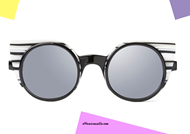 Me Myself and Eye sunglasses Round mod. 0007 Black shoponline on otticascauzillo.com