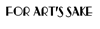 Immagine per la categoria For Art's Sake occhiali Immagine per la categoria For Art's Sake occhiali