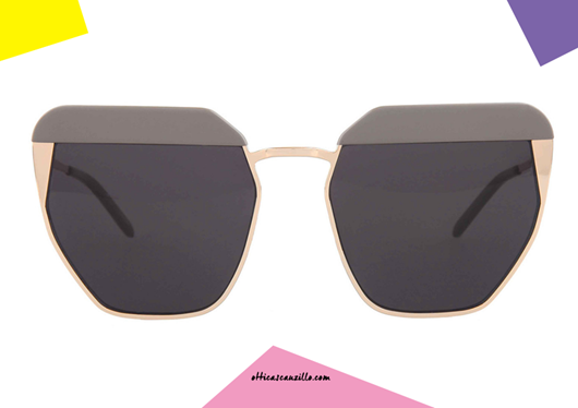 Oversized square sunglasses For Art's Sake CASTLE col. black, Occhiali