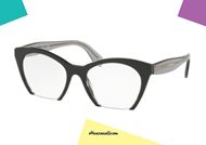 acquista online Nuova collezione occhiale da vista MIU MIU 03QV col. H5X1O1 a prezzo scontato su otticascauzillo.com