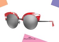 shop online Sunglasses Alain Mikli 0A04007 fauvette col. 001/6G Red at discounted price on otticascauzillo.com	