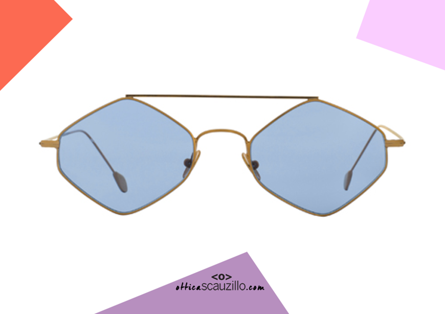 shop online Spektre sunglasses Rigaut light blue & gold at discounted price on otticascauzillo.com