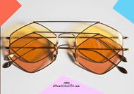 Shop online Spektre sunglasses Rigaut orange gold on otticascauzillo.com