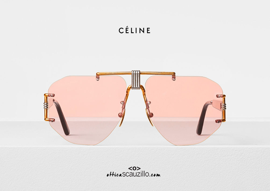 Aviator sunglasses CELINE metal 40039U col. light pink | Occhiali |