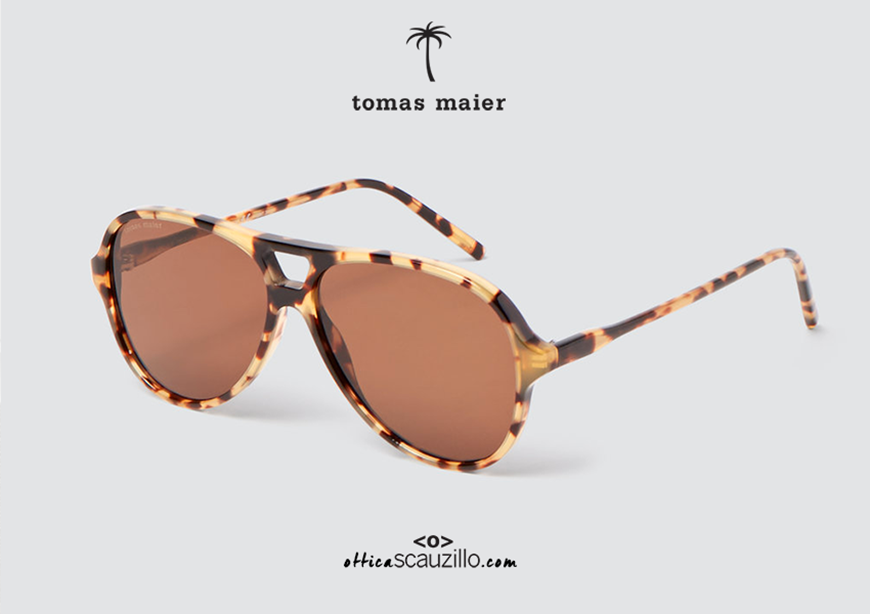 shop online Sunglasses Tomas Maier TM42 col. havana / brown otticascauzillo on otticascauzillo.com