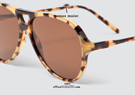 shop online Sunglasses Tomas Maier TM42 col. havana / brown otticascauzillo on otticascauzillo.com