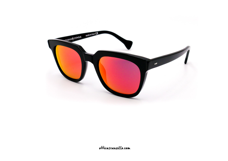 New collection Saturnino Eyewear Again col. 1 black sunglasses on otticascauzillo.com