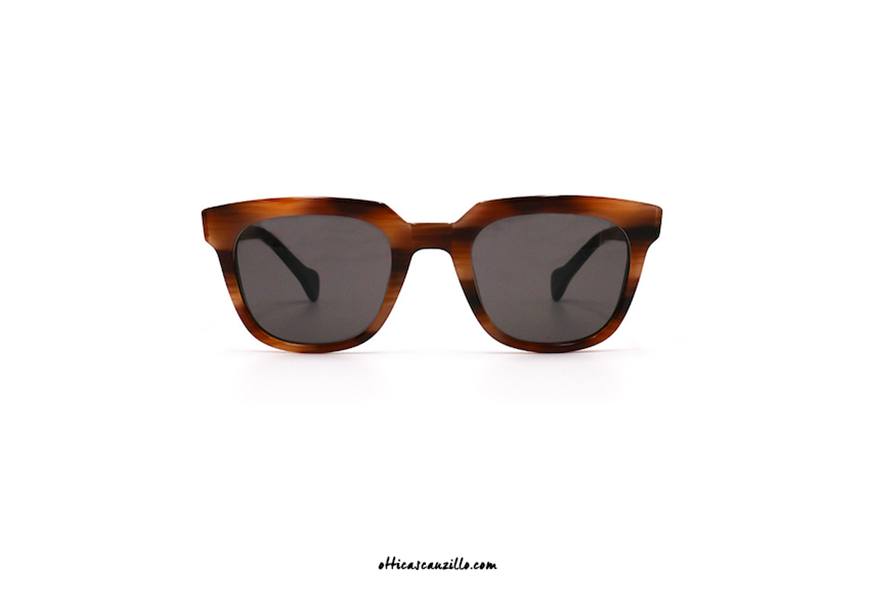 New collection Saturnino Eyewear Again col. 3 havana sunglasses on otticascauzillo.com