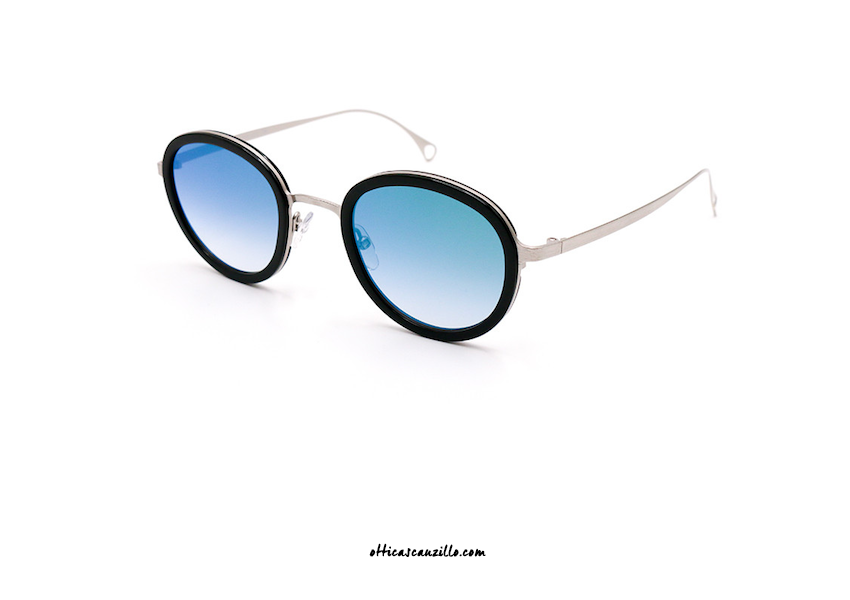 Occhiali Da Sole Saturnino Eyewear Mercury 10 &ndash; Montatura In Acetato Nero &ndash; 44/23/140 &ndash; Unisex