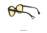 Saturnino Eyewear Cadillac col. 1 black sunglasses on otticascauzillo.com