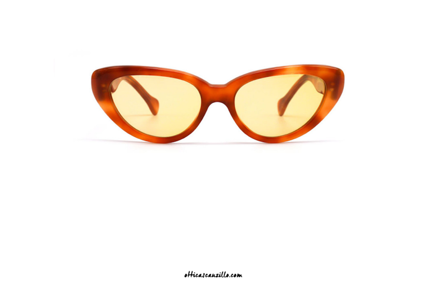 Buy online Saturnino Eyewear Mylene col. 2 light havana sunglasses on otticascauzillo.com