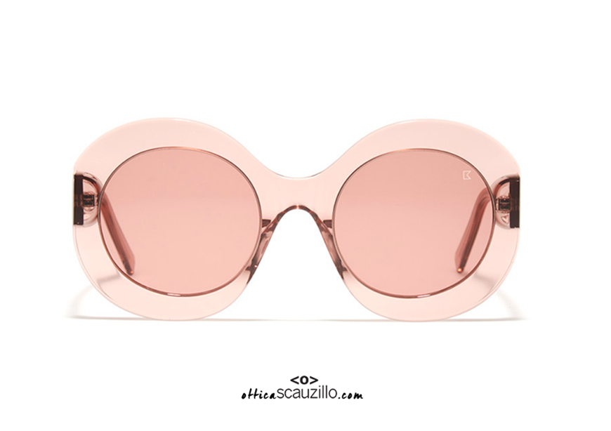 shop online Bob Sdrunk sunglasses DELORIS transparent burgundy on otticascauzillo.com 