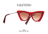shop Sunglasses Valentino VA4041 col.507813 red otticascauzillo.com