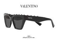 acquisto online Occhiale da sole Valentino Dark Polo Gang VA4046 col. 500187 nero su otticascauzillo.com