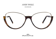 shop online vintage mood Eyeglasses Andy Wolf mod. 5042 col. B brown havana on otticascauzillo.com 