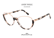 shop online Eyeglasses Andy Wolf mod. 5042 col. L Pink havana on otticascauzillo.com