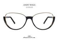 shop online Eyeglasses Andy Wolf mod. 5042 col. A black and gold on otticascauzillo.com 