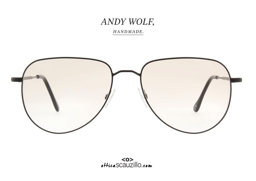 shop online Eyeglasses aviator Andy Wolf mod. 4738 col. A black on otticascauzillo.com 