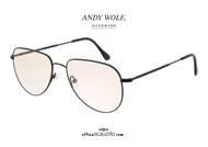 shop online Eyeglasses aviator Andy Wolf mod. 4738 col. A black on otticascauzillo.com 