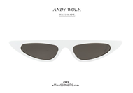shop online Sunglasses Rihanna Andy Wolf mod. FLO-B white on otticascauzillo.com