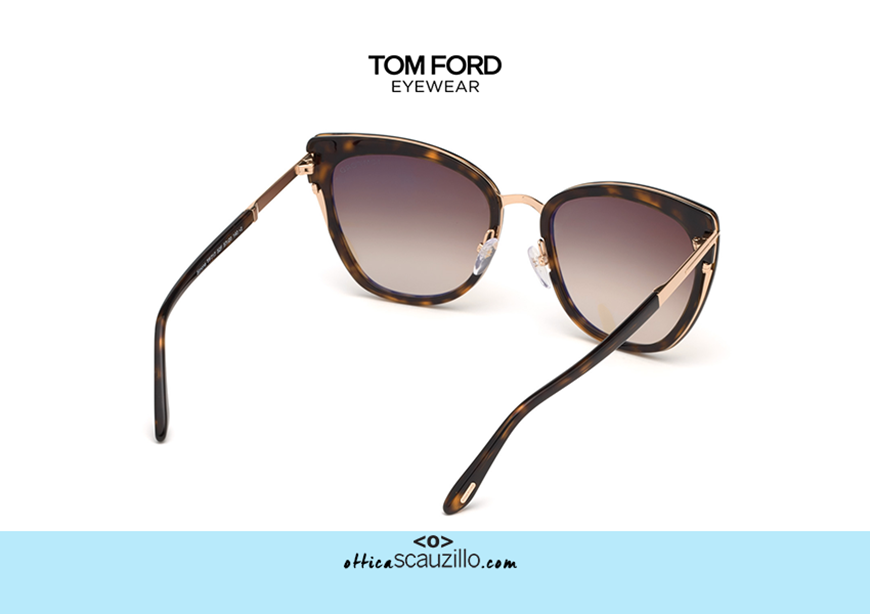 shop online Sunglasses TOM FORD SIMONA FT0717 col. 52F brown on otticascauzillo.com 