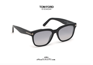 shop online Sunglasses TOM FORD RHETT FT714 col. 01C black on otticascauzillo.com 