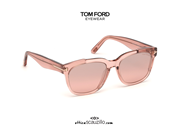 shop online Sunglasses TOM FORD RHETT FT714 col. 72Z pink on otticascauzillo.com  