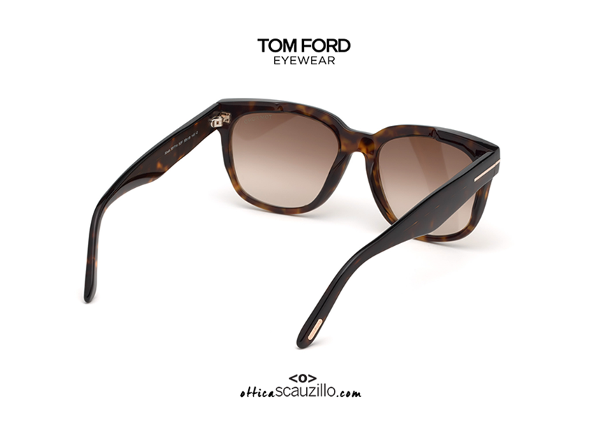 Sunglasses Tom Ford Rhett Ft714 Col 53f Brown Havana Occhiali Ottica Scauzillo