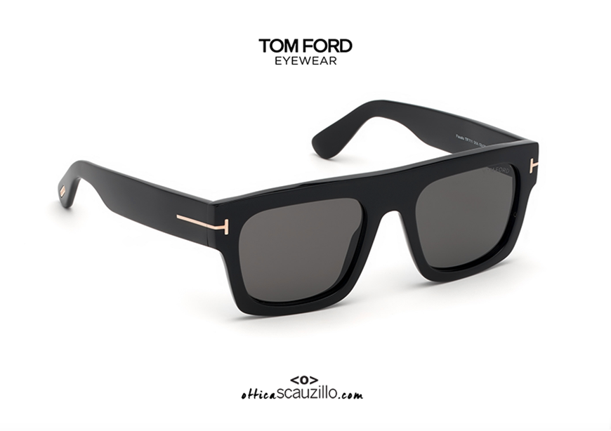 Sunglasses TOM FORD FAUSTO FT711  black | Occhiali | Ottica Scauzillo